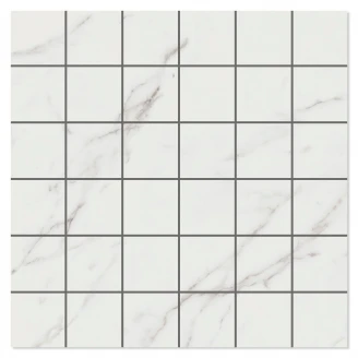 Marmor Mosaik Klinker <strong>Kalon</strong>  Vit Polerad 30x30 (5x5) cm